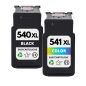 Pack compatible Canon PG-540 XL / CL-541 XL – Noir & Couleur – Haute capacité Pack compatible Canon PG-540 XL / CL-541 XL – Noir & Couleur – Haute capacité